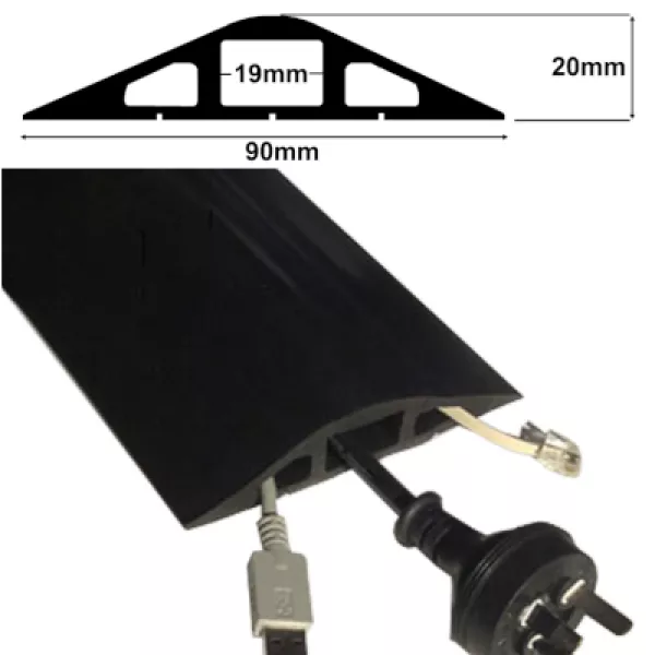 CP3 Cable Cover - Plain - per metre